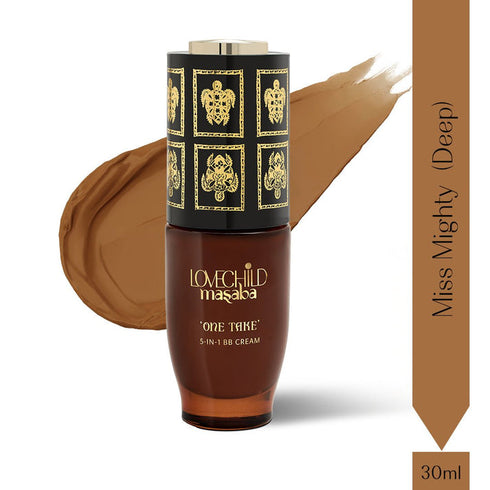 LoveChild Miss Mighty Deep | | One Take 5|IN|1 BB Cream With SPF 20 PA++ Sun Protection