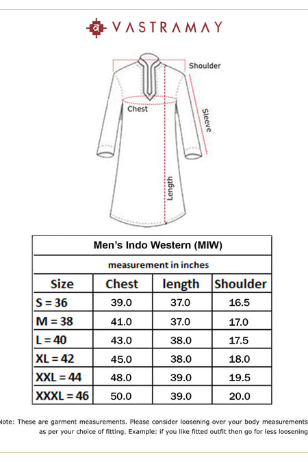 VASTRAMAY Men's Grey Imported Jacquard Indo Only Top