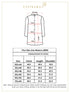 Vastramay Men's Plus Size Navy Blue Slim Fit Sherwani Only Top