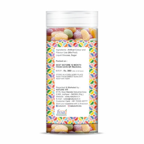 NatureVit Mix Fruit Candy Khati Mithi Goli Mouth Freshener