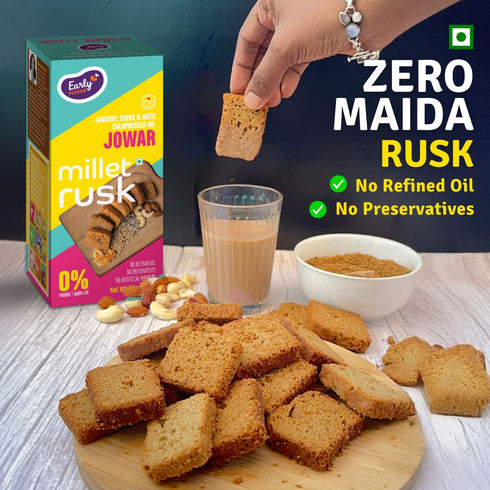 Early Foods Chota Pack Jowar Millet Rusk