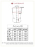 Vastramay Men's Orange Stripes And Angrakha Pattern Classic Nehru Jacket