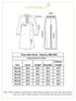Vastramay Men's Plus Size Grey Kurta And White Pyjama Set