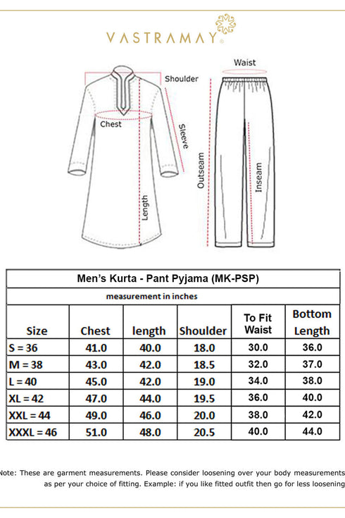 VM By VASTRAMAY Men's Navy Blue Rayon Schiffli Kurta And Pant Set