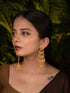 Zeraki Jewels Shreya Long Gold Earrings