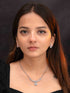 Zeraki Jewels Reya Silver Necklace Set