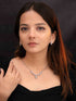 Zeraki Jewels Velora Silver Necklace Set