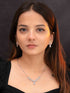 Zeraki Jewels Charm Silver Necklace Set