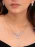 Zeraki Jewels Charm Silver Necklace Set