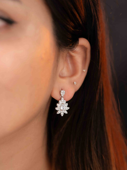 Zeraki Jewels Kyra Silver Necklace Set