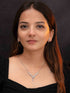 Zeraki Jewels Shine Silver Necklace Set