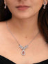 Zeraki Jewels Vanya Silver Necklace Set