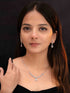 Zeraki Jewels Lumi Silver Necklace Set