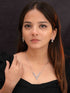 Zeraki Jewels Taruni Silver Necklace Set