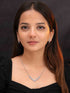 Zeraki Jewels Tiyana Silver Necklace Set