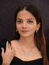 Zeraki Jewels Esha Silver Necklace Set