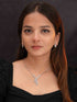 Zeraki Jewels Savi Silver Necklace Set
