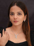 Zeraki Jewels Savi Silver Necklace Set