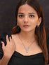 Zeraki Jewels Pruvi Silver Necklace Set