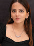 Zeraki Jewels Densi Silver Necklace Set