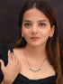 Zeraki Jewels Densi Silver Necklace Set