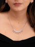 Zeraki Jewels Densi Silver Necklace Set
