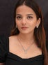 Zeraki Jewels Prakruti Silver Necklace Set