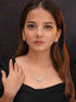 Zeraki Jewels Anvi Silver Necklace Set