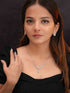 Zeraki Jewels Ritika Silver Necklace Set