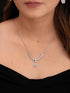 Zeraki Jewels Ritika Silver Necklace Set