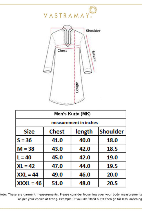 SHRESTHA By VASTRAMAY Men's Bottle Green Georgette Embroidered Kurta