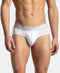 Jockey White Microfiber Mesh Performance Brief with Stay Dry Technology