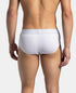 Jockey White Microfiber Mesh Performance Brief with Stay Dry Technology