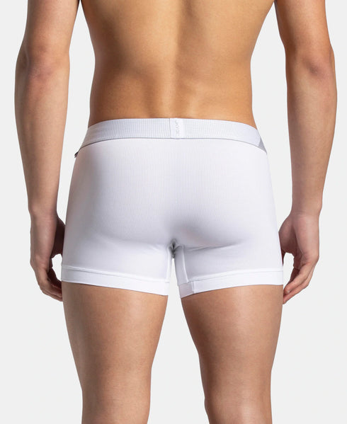 Jockey Microfiber Mesh Stretch Performance Trunk with Stay Dry Technology | White