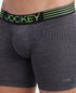 Jockey Microfiber Mesh Elastane Stretch Performance Boxer Brief | Black