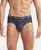 Jockey True Navy Printed Performance Brief