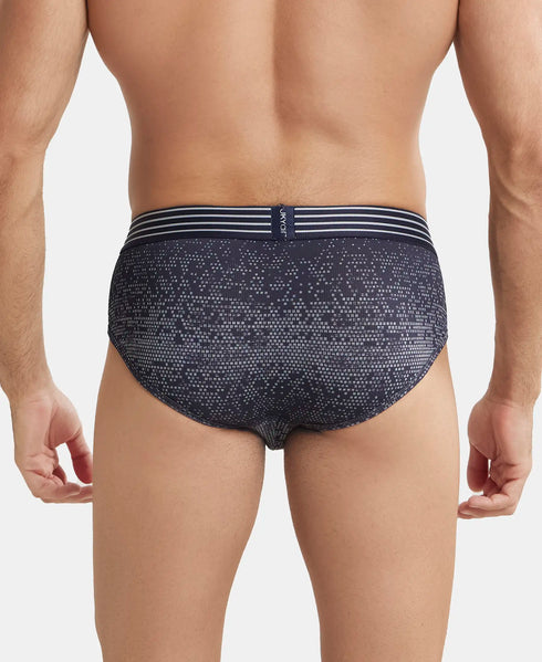 Jockey True Navy Printed Performance Brief