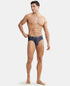 Jockey True Navy Printed Performance Brief