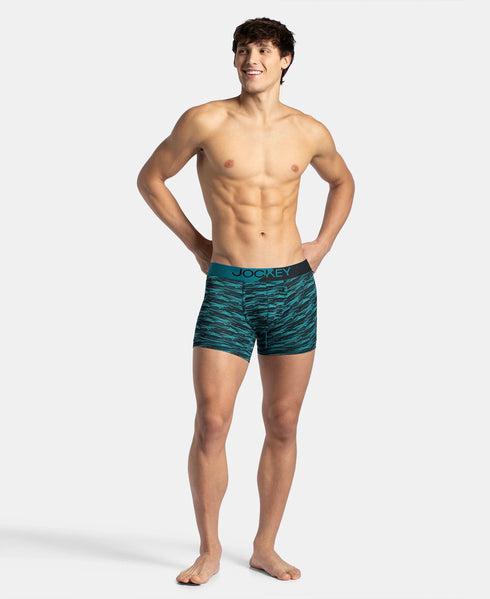 Jockey Ocean Depth Printed Performance Trunk