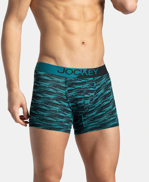 Jockey Ocean Depth Printed Performance Trunk