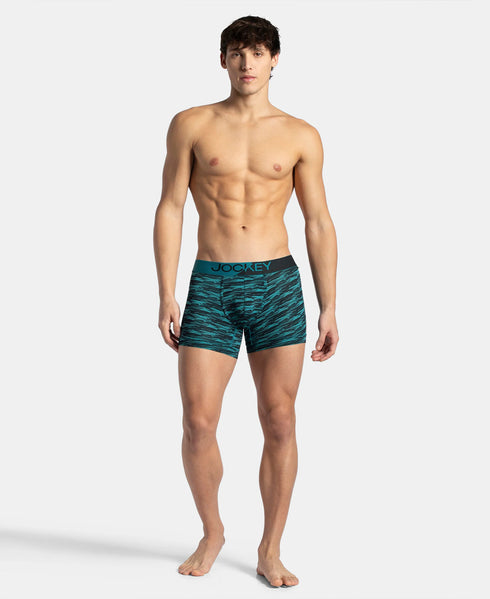 Jockey Ocean Depth Printed Performance Trunk