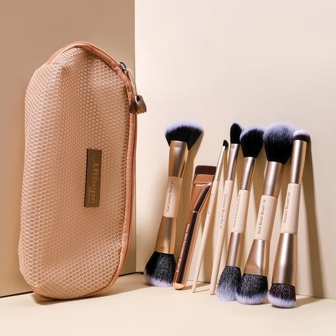 Milagro Beauty Viral 7 Brush Set with Mesh Bag