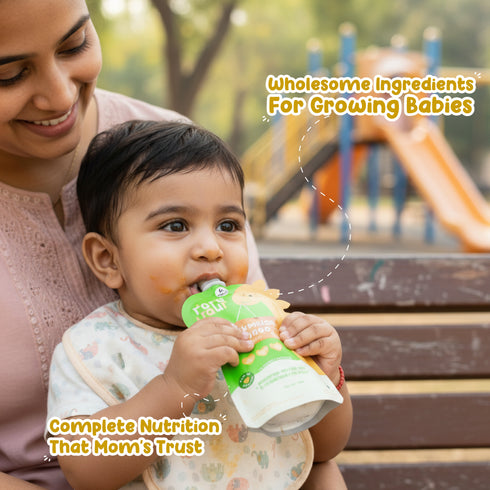 Rorosaur Muskmelon Mango Baby Puree