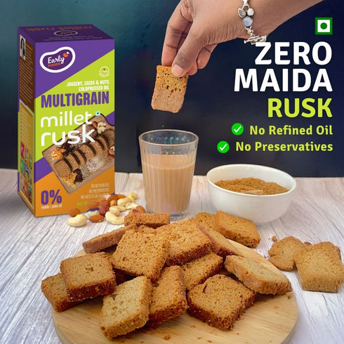 Early Foods Chota Pack Multigrain Millet Rusk