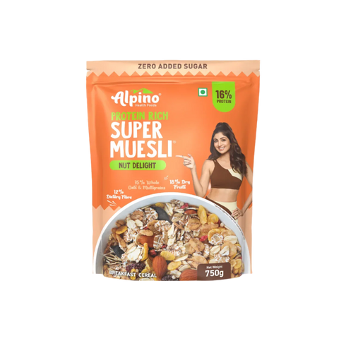 Alpino Zero Added Sugar Super Muesli Nut Delight