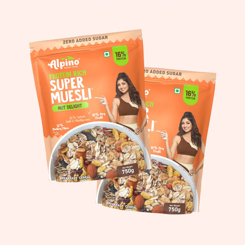 Alpino Zero Added Sugar Super Muesli Nut Delight