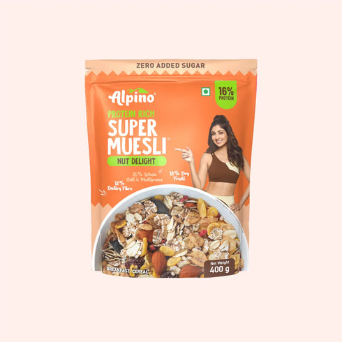 Alpino Zero Added Sugar Super Muesli Nut Delight