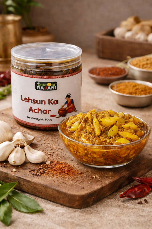 Chatori Rajani Lehsun Ka Achaar