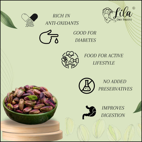 Lila Dry Fruits Mota Pista