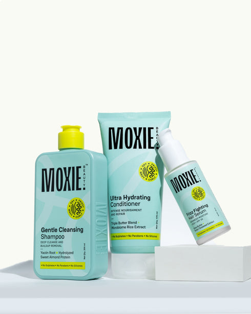 Moxie Beauty Ditch The Frizz Trio (3 Steps for Frizzy Hair)